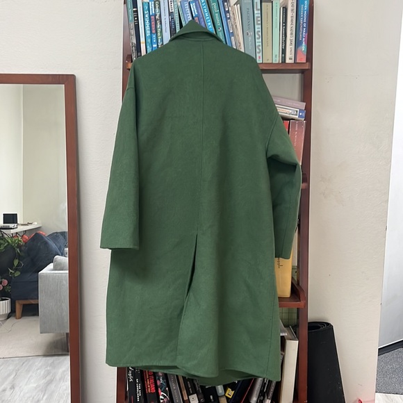 Mango oversized wool blend coat - Picture 3 of 5